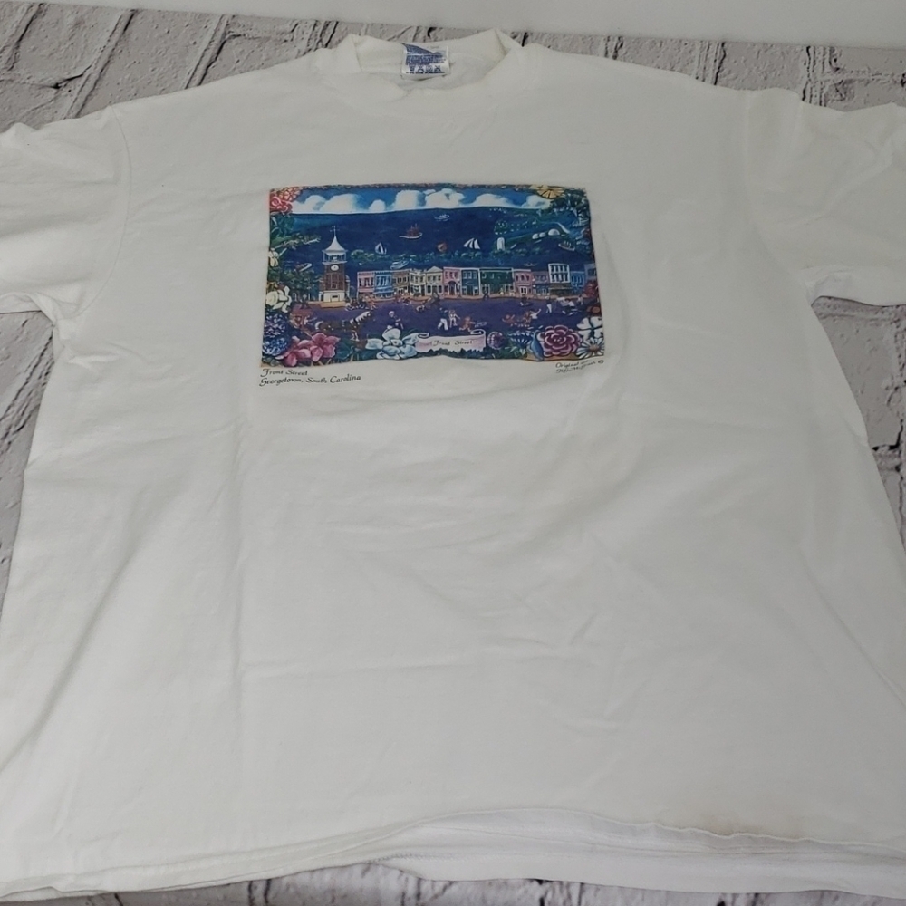 VINTAGE Single Stitch Tee Georgetown SC Front St
